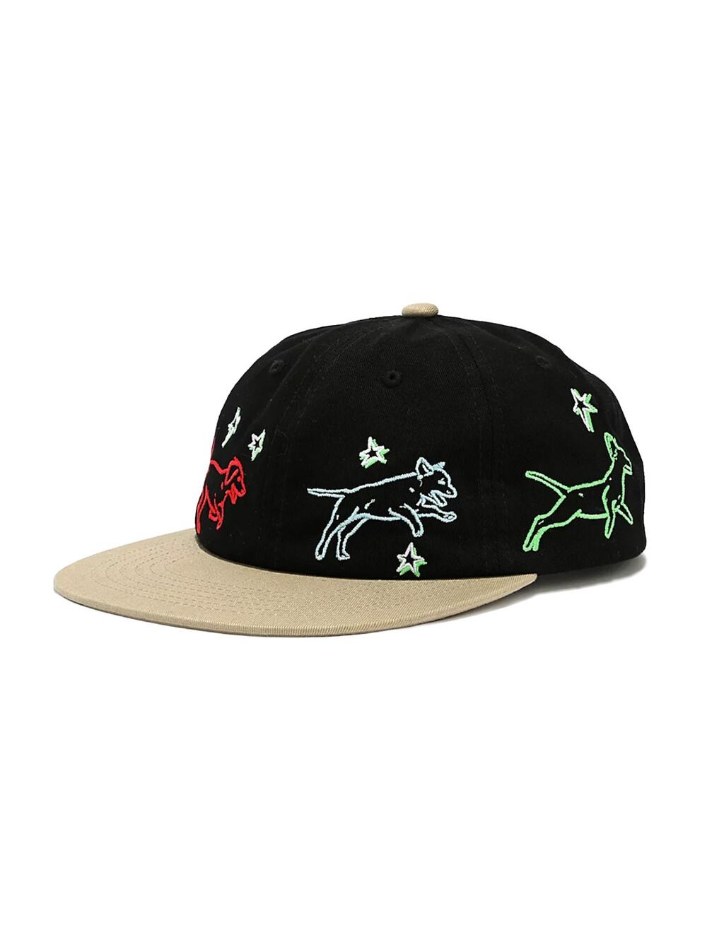 HUF 100% Pure 6-Panel Hat Men Black New With Tags